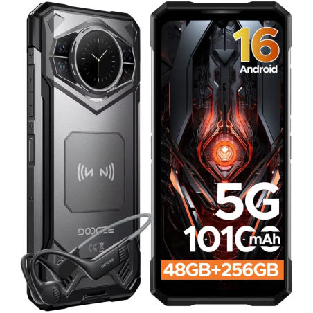 Doogee S200 12GB 256GB Versão VIP Rugged Preto