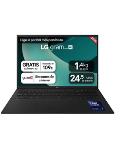 Portátil LG Gram 17Z90TL-G.AU88B Intel Core Ultra 7-258V 32GB 1TB SSD 17' Win11 8806096458167