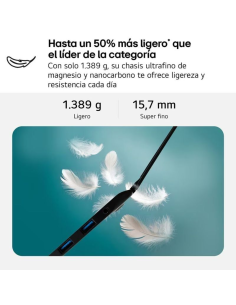 Portátil LG Gram 17Z90TL-G.AU88B Intel Core Ultra 7-258V 32GB 1TB SSD 17' Win11 8806096458167 2