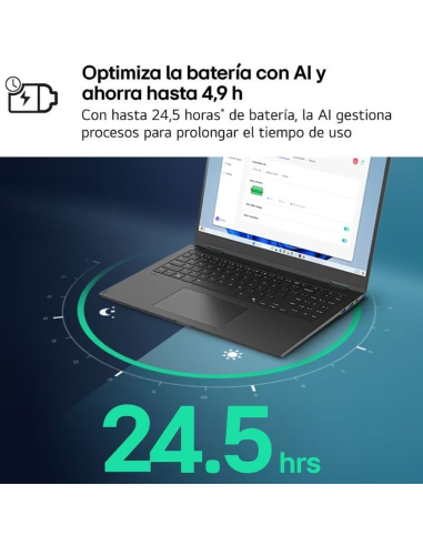 Portátil LG Gram 17Z90TL-G.AU88B Intel Core Ultra 7-258V 32GB 1TB SSD 17' Win11 8806096458167