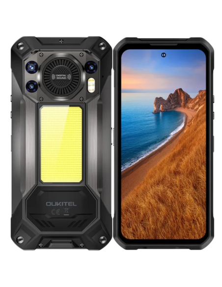 Oukitel WP61 Plus 5G 12GB+512GB Walkie-Talkie Robusto DMR Preto 6941749862785