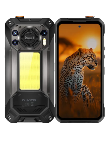 Oukitel WP61 Plus 5G 12GB+512GB Walkie-Talkie Robusto DMR Preto 6941749862785