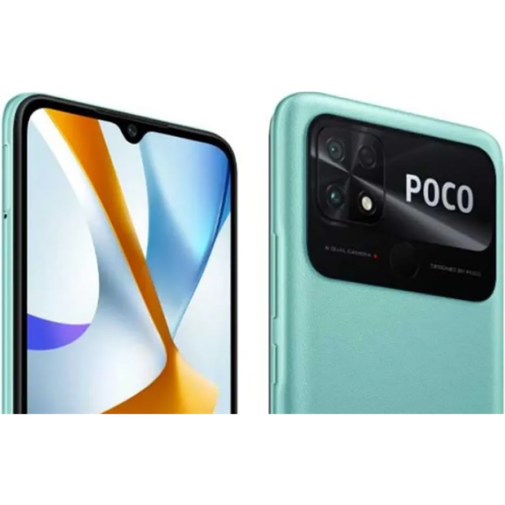 Xiaomi POCO C40 3GB/ 32GB/Verde Coral - Teléfono móvil