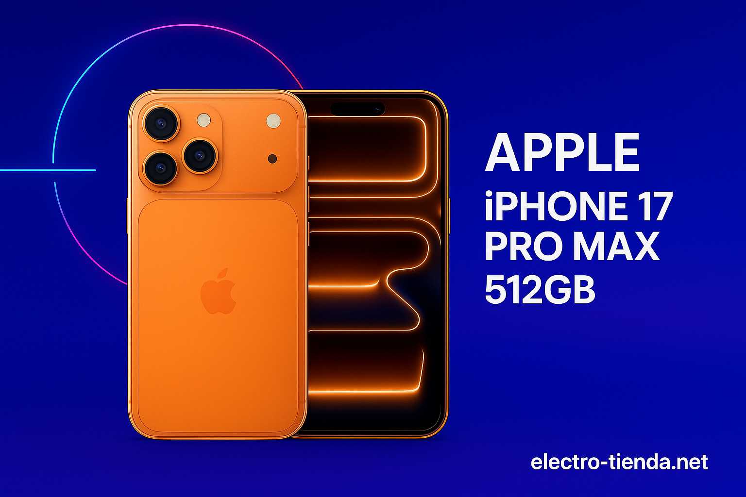 Apple iPhone 17 Pro Max 512GB Naranja: potencia, elegancia y fotografía profesional