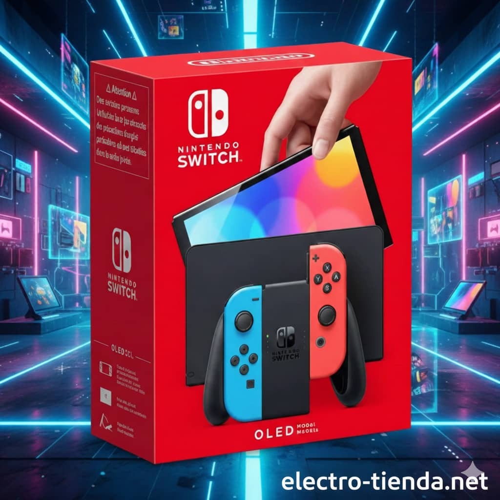 Nintendo Switch OLED Azul Neón / Rojo Neón: juega como nunca, donde quieras