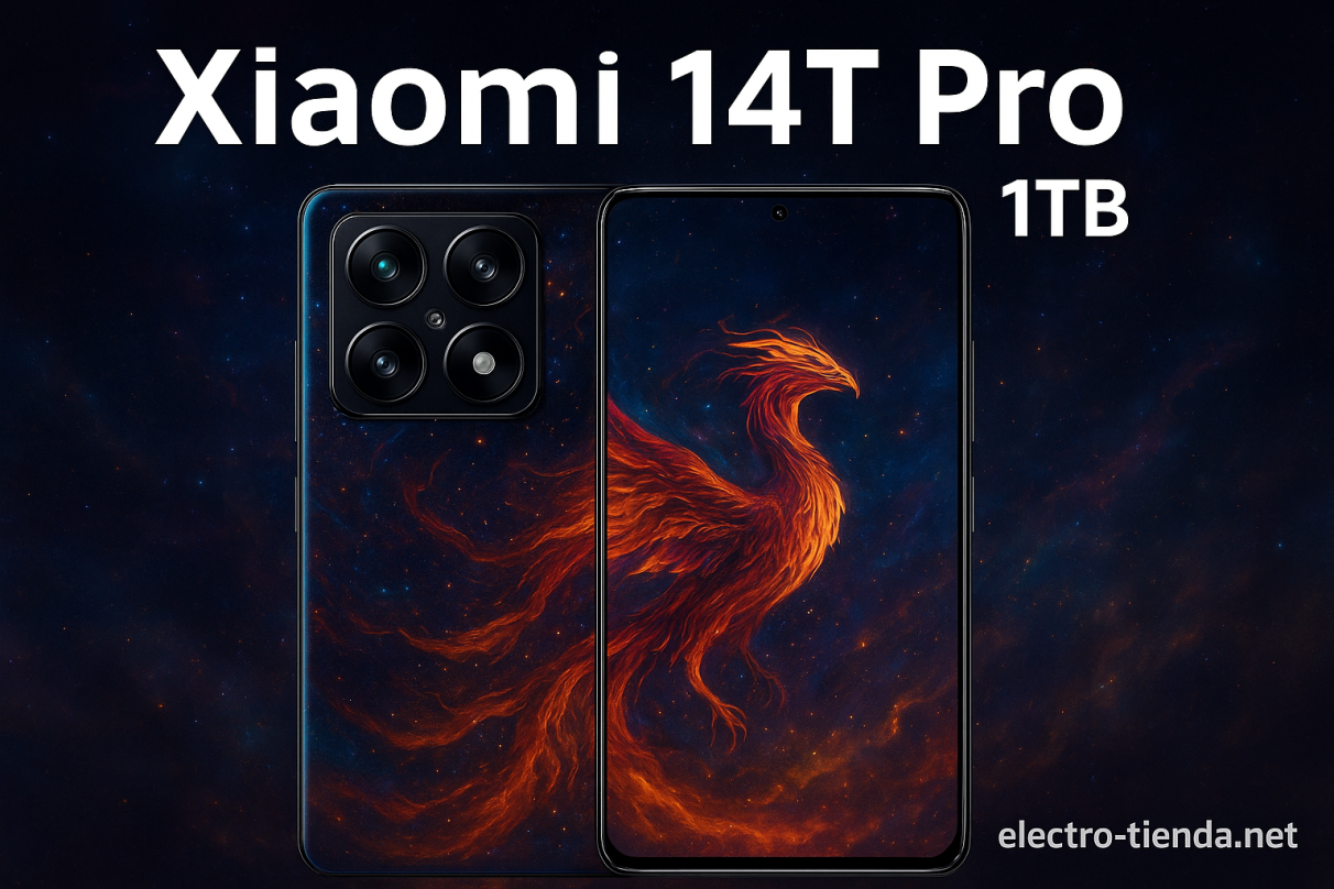 Xiaomi 14T Pro 1TB 12G Negro: potencia, diseño y fotografía profesional en tus manos
