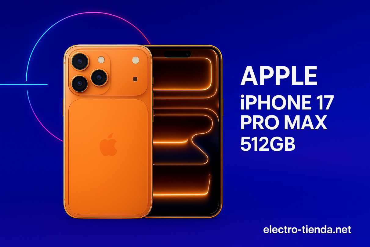 Apple iPhone 17 Pro Max 512GB Naranja: potencia, elegancia y fotografía profesional